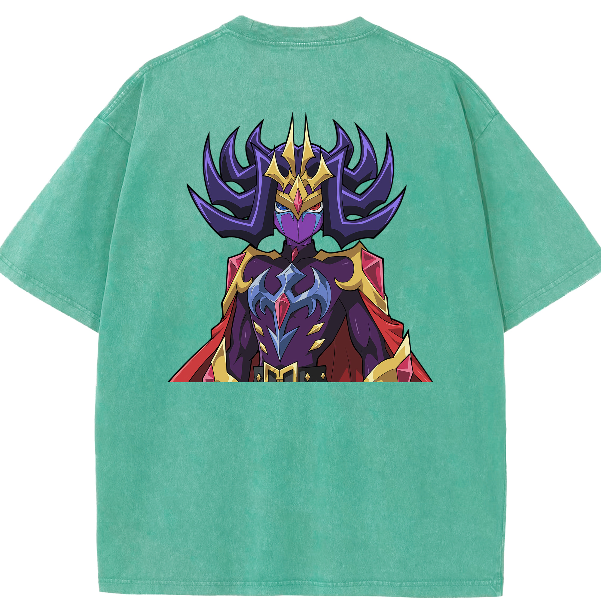 （画像用） 遊☆戯☆王 Yu-Gi-Oh! 綿100% ヴィンテージ風 半袖Tシャツ（背面プリント）